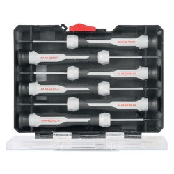 طقم مفك الكترونيات نجمة 6 قطع من كراون CPHDP-ATX6 طقم مفك الكترونيات نجمة 6 قطع من كراون CPHDP-ATX6