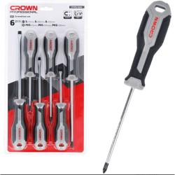 طثم مفك 6 قطع من كراون CPHDS-AX06 طثم مفك 6 قطع من كراون CPHDS-AX06