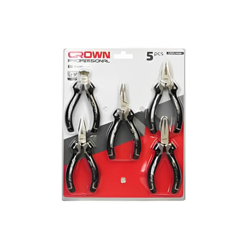 Crown CPHPL-CPXB5 5-Piece Pliers Set 4.5″