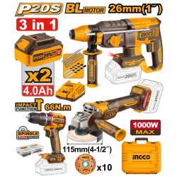 طقم شنيور 66 نيوتن دقاق مع صاروخ 4.5 بوصة و هيلتى من انكو COSLI241198 طقم شنيور 66 نيوتن دقاق مع صاروخ 4.5 بوصة و هيلتى من انكو COSLI241198