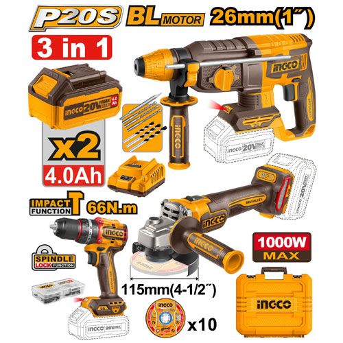 طقم شنيور 66 نيوتن دقاق مع صاروخ 4.5 بوصة و هيلتى من انكو COSLI241198 طقم شنيور 66 نيوتن دقاق مع صاروخ 4.5 بوصة و هيلتى من انكو COSLI241198