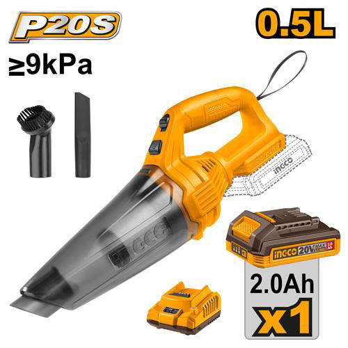 مكنسة سيارة 20 فولت مع شاحن وبطارية من انكو CVLI20126