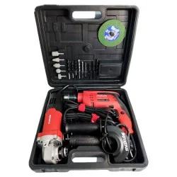 شنيور دقاق 610 وات مع صاروخ قطعية 4.5 بوصة 850 وات من ماكيوت