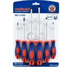 طقم مفكات 6 قطع من ماكيوت MK131006