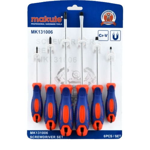 طقم مفكات 6 قطع من ماكيوت MK131006
