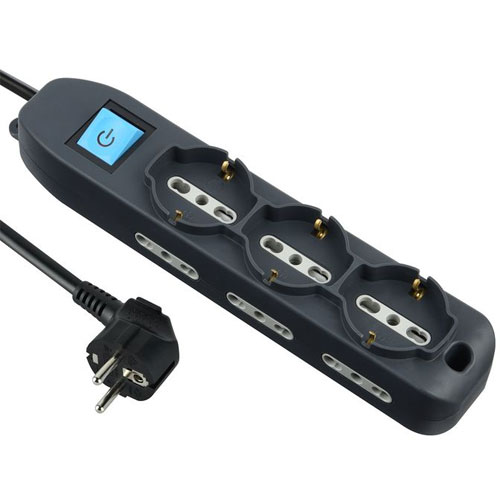 Power Lock M286 Power Strip 9 Outlets