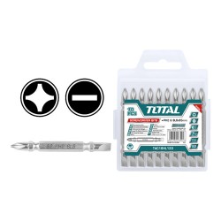 Total TAC16HL133 Screwdriver Bit Set 10 Pcs Total TAC16HL133 Screwdriver Bit Set 10 Pcs