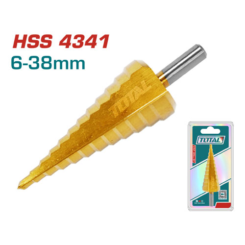 Total TAC7563801 Step Drill Bit 6-38mm Total TAC7563801 Step Drill Bit 6-38mm
