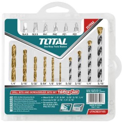 Total TACSD3165 Drill Bits 16 Pieces Total TACSD3165 Drill Bits 16 Pieces