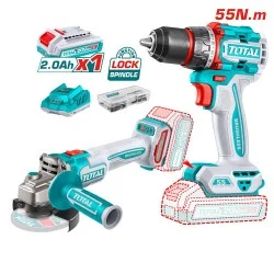 شنيور 55 نيوتن برشلس مع صاروخ 4.5 بوصة 20 فولت من توتال