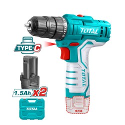 شنيور 2 بطارية ليثيوم 12 فولت توتال TDLI12328