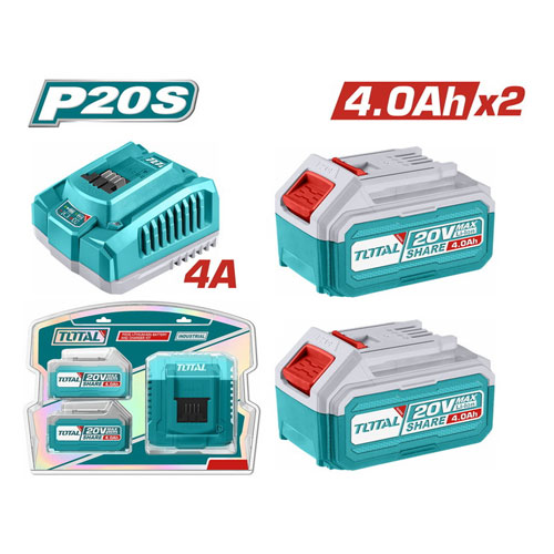 Total  TFBCPK1424 Lithium-Ion battery and charger kit 20V