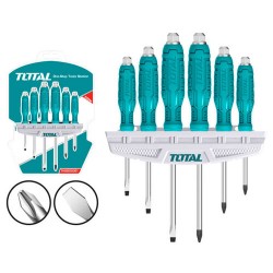 طقم مفكات 6 قطعة  توتال THGSS35061