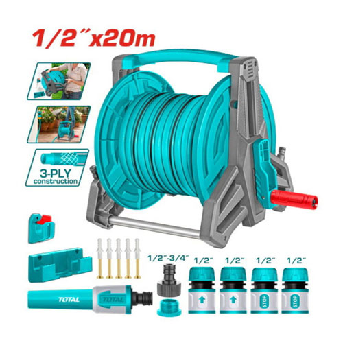 بكرة خرطوم رى 20 متر من توتال THHR20124