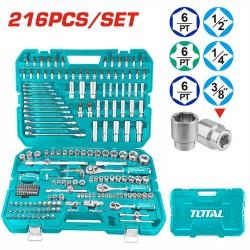 Total THKTHP22166 Combination Tools Set 216 pcs Total THKTHP22166 Combination Tools Set 216 pcs