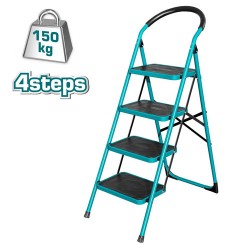 Total THLAD09041 Steel Ladder 4 Steps 1.3m Total THLAD09041 Steel Ladder 4 Steps 1.3m