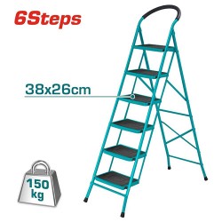 Total THLAD09061 Steel Ladder 6 Steps 2m Total THLAD09061 Steel Ladder 6 Steps 2m
