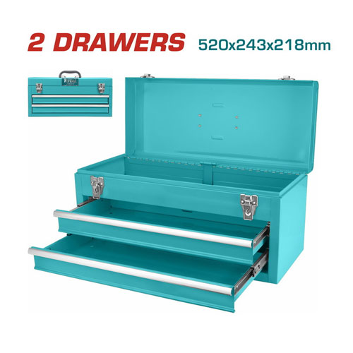 صندوق عدة صاج 2 رف من توتال THPTC202