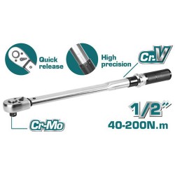 Total THPTW200N2 Torque Wrench 1/2"