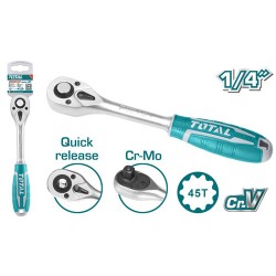 Total THT106146 Ratchet Wrench 1/4"
