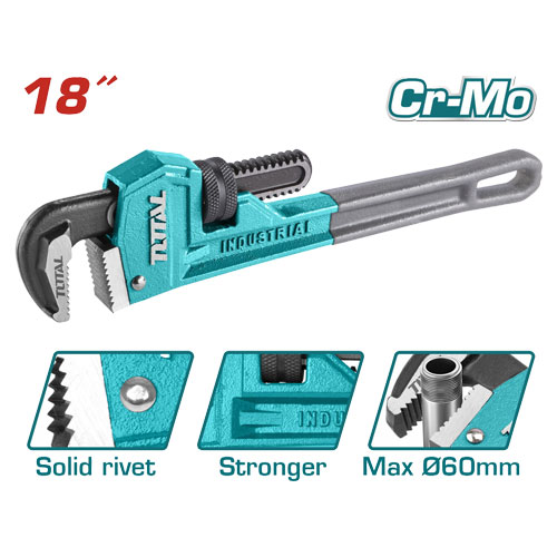 Total THT171186 Pipe Wrench 18"