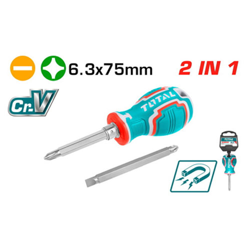 Total THT250216 2 IN 1 Screwdriver Set Total THT250216 2 IN 1 Screwdriver Set