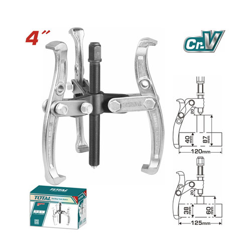 Total THTGP346 Three Jaws Puller 4" Total THTGP346 Three Jaws Puller 4"