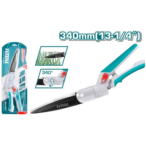 مقص أعشاب 34 سم رأس متحركة من توتال THTGS60340