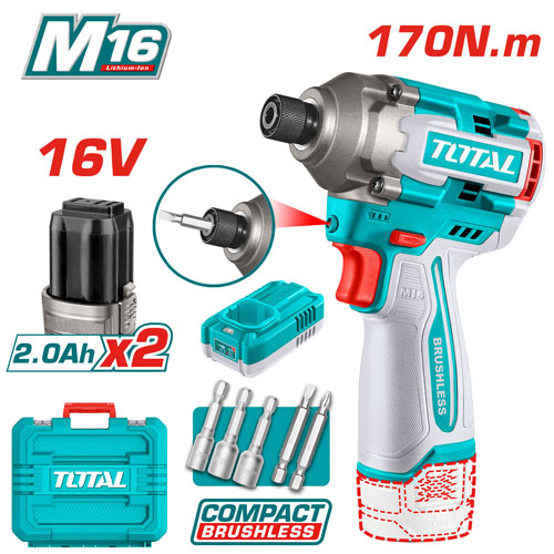 Total TIRLI16178 Impact Drill 16V 170Nm