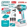 Total TIWLI20236 2-in-1 Impact Drill & Screwdriver 230Nm with 2 Batteries