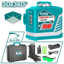 Total TLL255245 3D Laser Level 3 Green Lines 360 Degree Total TLL255245 3D Laser Level 3 Green Lines 360 Degree
