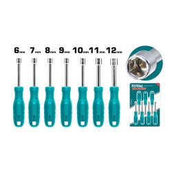 Total TNSS0701 Nut Screwdriver Set 7 Pcs Total TNSS0701 Nut Screwdriver Set 7 Pcs