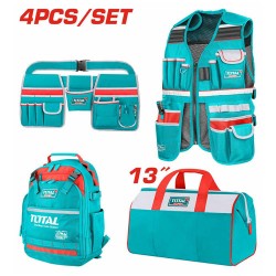 Total TOS230908 Tool Bag Set 4Pcs Total TOS230908 Tool Bag Set 4Pcs