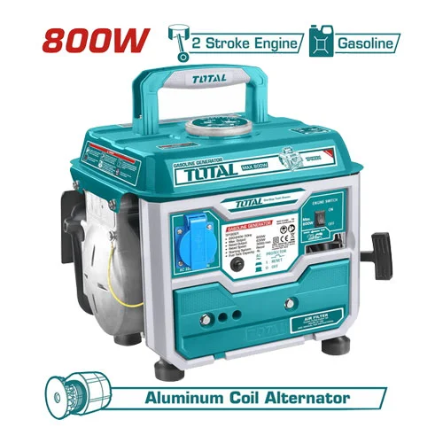 Total TP18001 Gasoline Generator 800W | Eg Deals