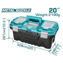 شنطة عدة 20  بوصة قفل معدن من توتال TPBX0202