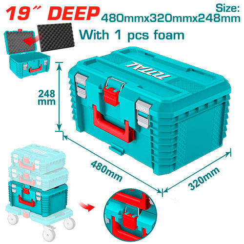 شنطة عدة 19 بوصة من توتال TPBXS103
