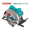 Total TS11218576 Circular Saw 1200 Watt 7"