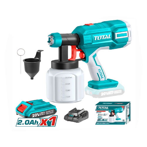Total TSGLI20406 Cordless Spry Gun 20V With Battery and Cahrger