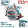 Total TSLI1652 Lithium-Ion Circular Saw 20 Volt 6.5" Without Battery and Charger