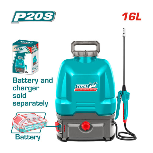 Total TSPLI2016 20V Cordless sprayer 16L 5 bar without Battery and Cahrger