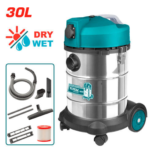 Total TVC14301 Wet and Dry Vacuum Cleaner 1400W - 30L Total TVC14301 Wet and Dry Vacuum Cleaner 1400W - 30L