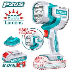 Total TWLI20881 20V 2000 Lumens Cordless Work Light With Battery & Charger Total TWLI20881 20V 2000 Lumens Cordless Work Light With Battery & Charger